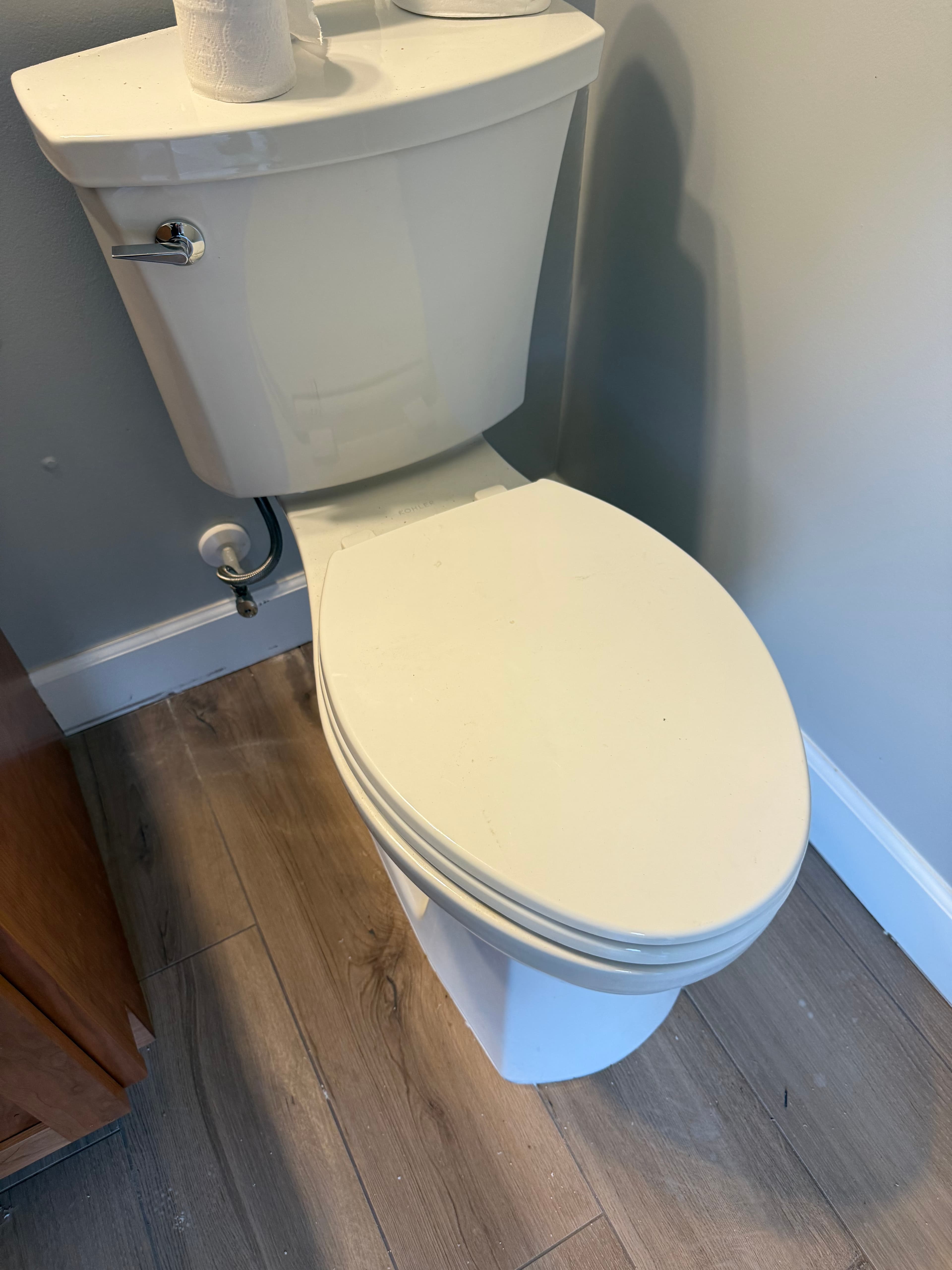 Bathroom toilet installation