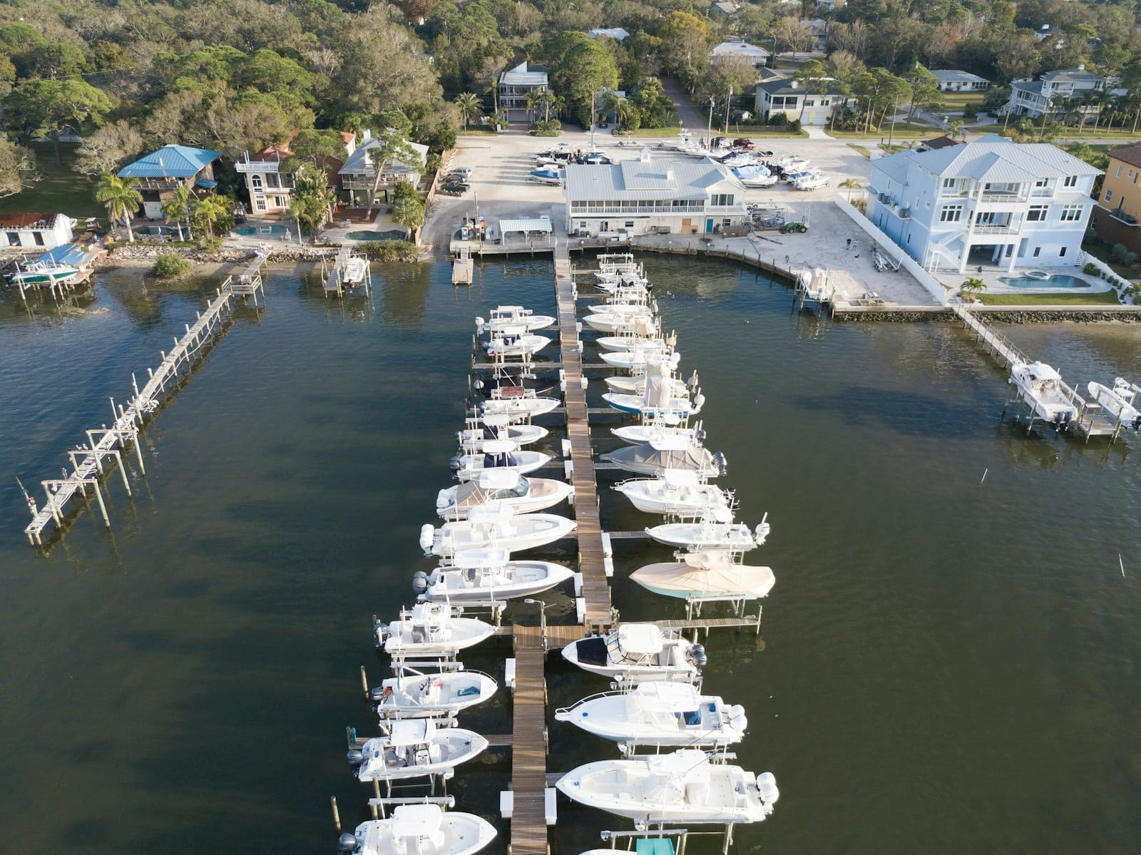 Aerial view of Punta Gorda, FL